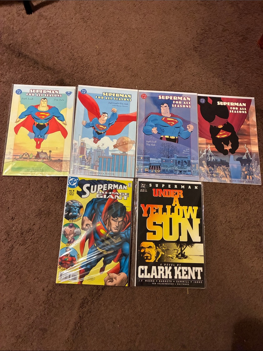 Superman Comic Lot novel books for all seasons Clark Kent